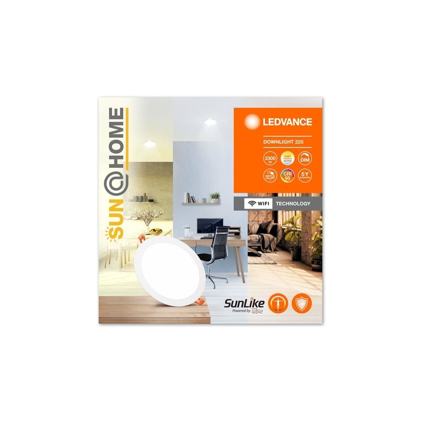Ledvance - Lampă LED încastrabilă reglabilă SUN@HOME LED/22W/230V 2200-5000 CRI 95 Wi-Fi