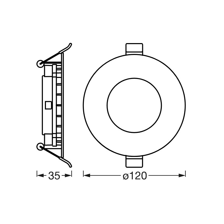 Ledvance - Lumină LED încastrabilă reglabilă SUN@HOME LED/8W/230V 2200-5000K CRI 95 Wi-Fi