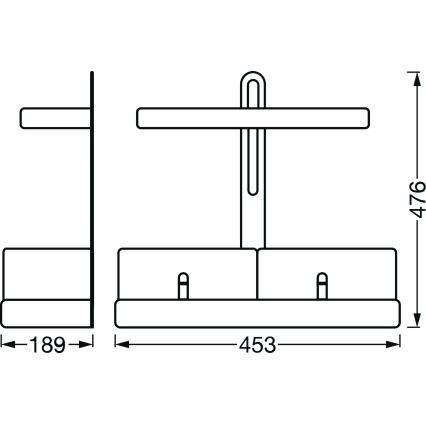 Ledvance - Lampă LED de interior pentru plante GARDEN KIT LED/24W/230V