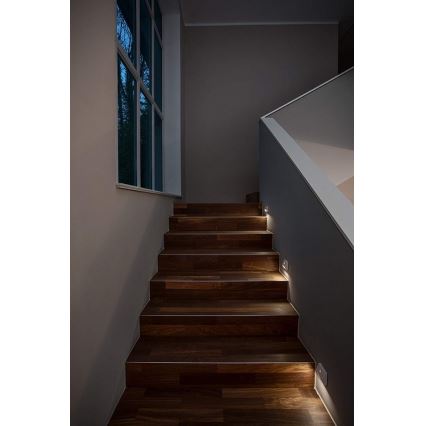 Ledvance - Lampă LED pentru scări cu senzor NIGHTLUX LED/0,25W/3×AAA IP54