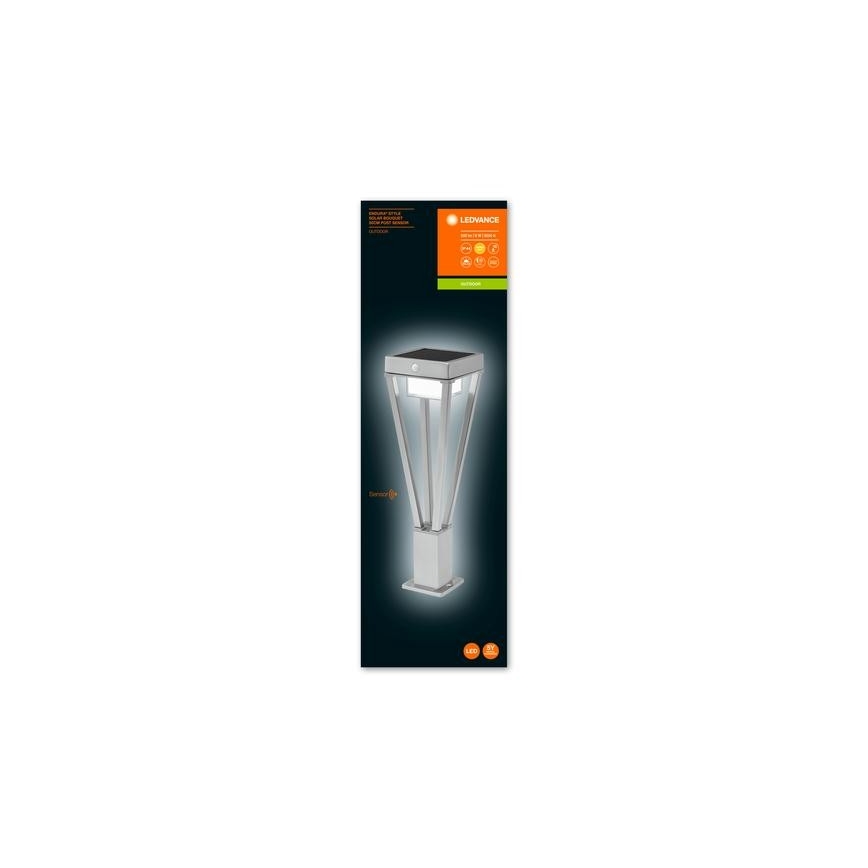 Ledvance - Lampă solară LED de exterior cu senzor BOUQUET LED/6W/3,7V 2200 mAh IP44