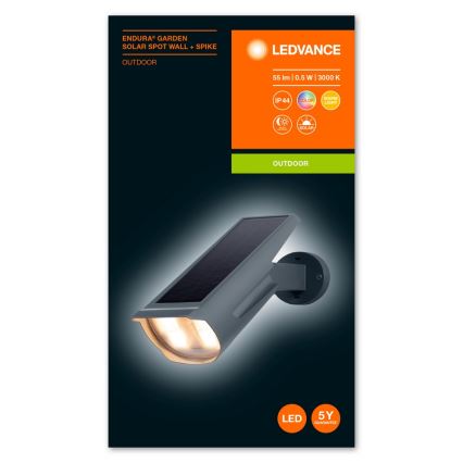 Ledvance - Lampă solară LED RGB ENDURA LED/0,5W/3,6V 1200 mAh IP44