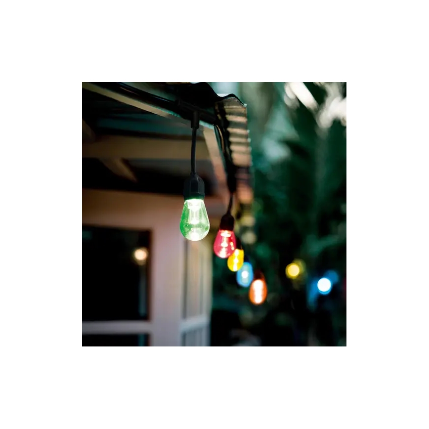Ledvance - Ghirlandă LED SMART+ STRING RGBW, dimabilă, pentru exterior, 12xLED/0,37W/230V IP44 Wi-Fi