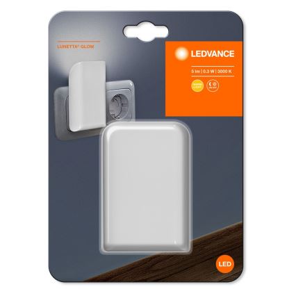 Ledvance - LED Lumină de noapte cu senzor LUNETTA LED/0,28W/230V