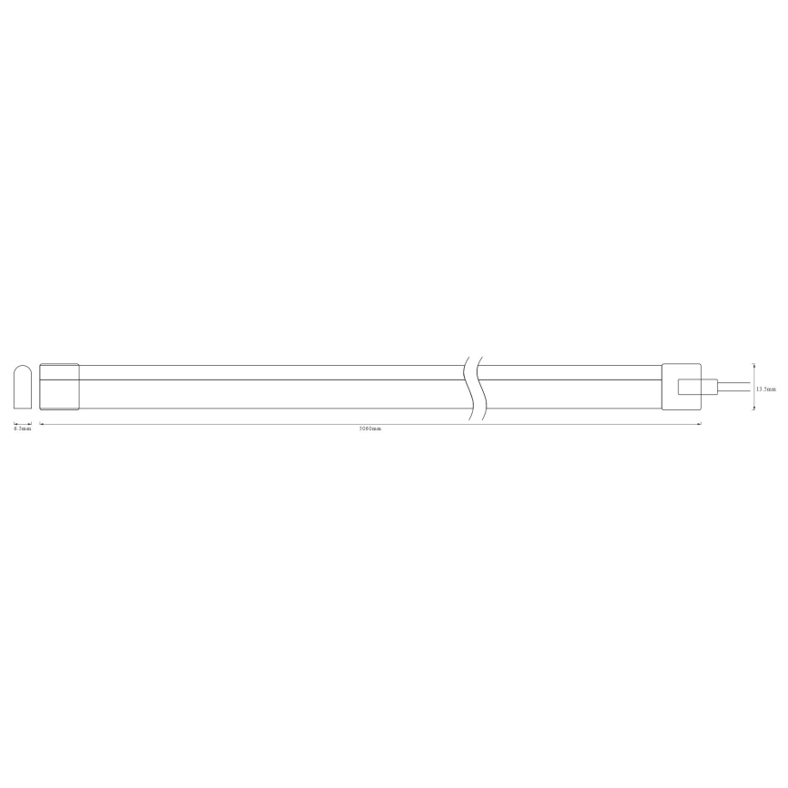 Ledvance - LED RGB Bandă dimmabilă exterior FLEX 5m LED/23W/230V IP44 + telecomandă