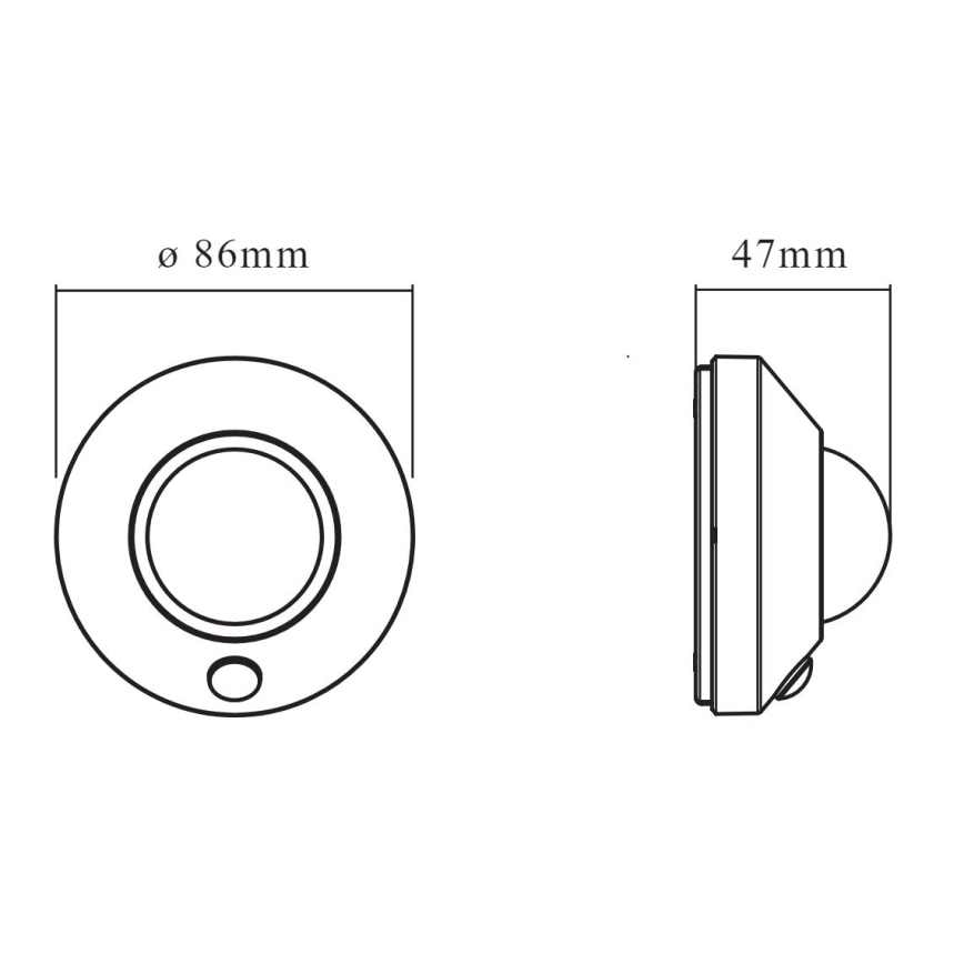 Ledvance - Lumină de orientare LED cu senzor NIGHTLUX LED/1,7W/3xAA 4000K