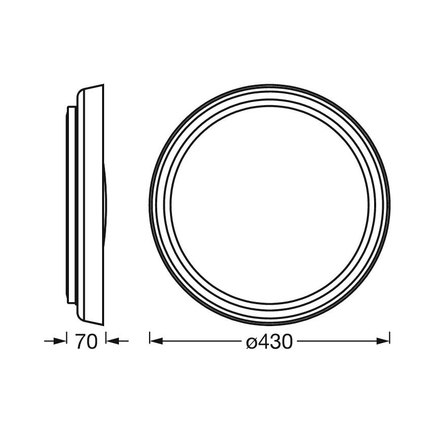 Ledvance - Plafonier LED reglabil SUN@HOME ORBIS LED/26W/230V 2200-5000K CRI 95 Wi-Fi