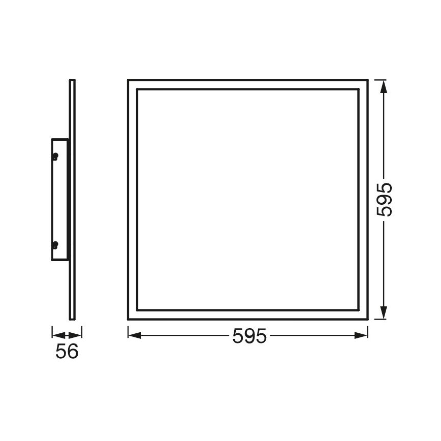 Ledvance - LED RGBW Panou dimabil SMART+ PLANON LED/40W/230V 3000-6500K 60x60 cm Wi-Fi + telecomandă