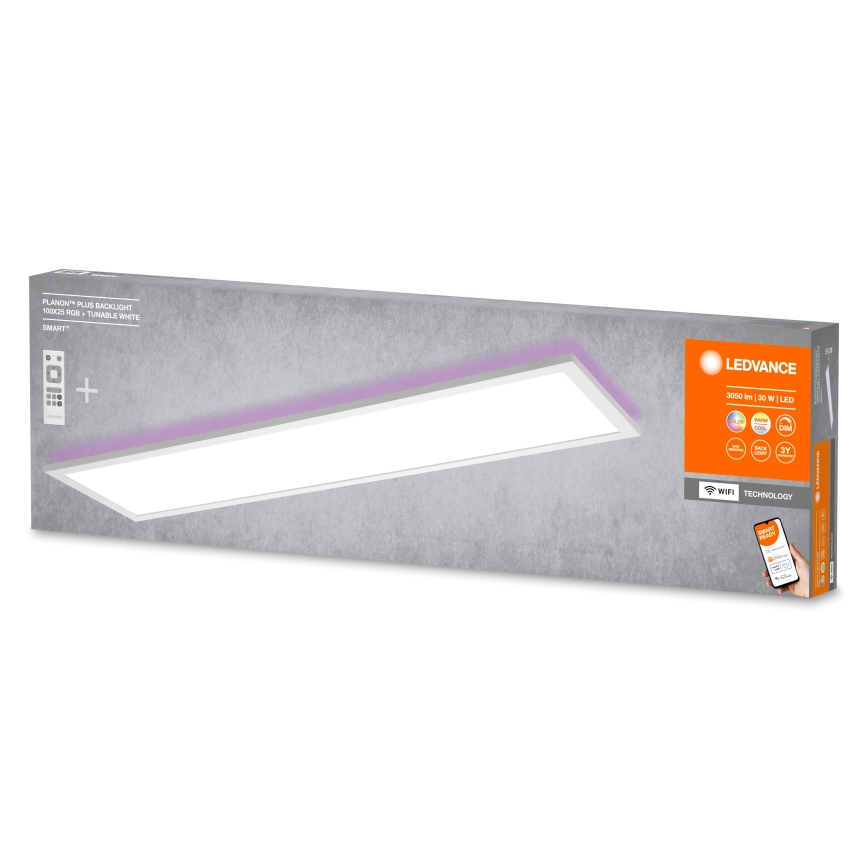 Ledvance - Panou LED RGBW dimerizabil SMART+ PLANON LED/30W/230V 3000-6500K Wi-Fi 100x25 cm + telecomandă