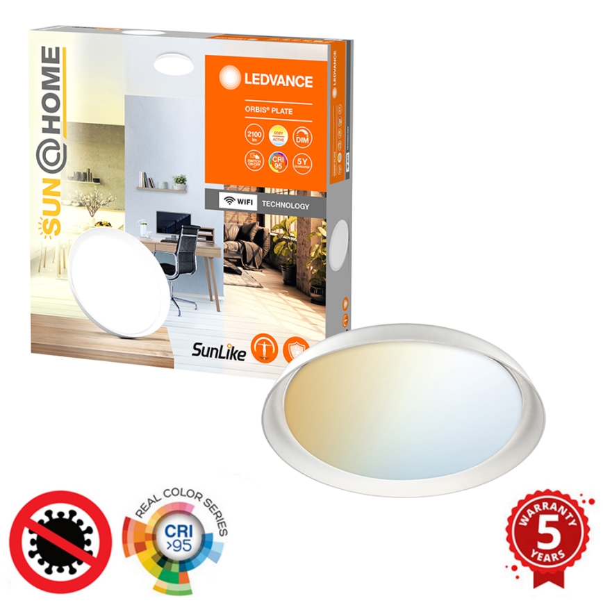 Ledvance - Plafonier LED reglabil SUN@HOME ORBIS LED/26W/230V 2200-5000K CRI 95 Wi-Fi