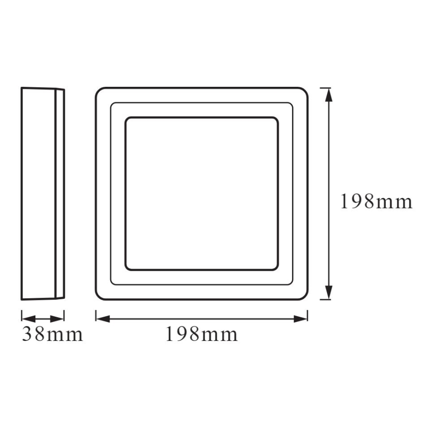 Ledvance - Plafonier LED RGB dimabil, 19W, 230V + telecomandă