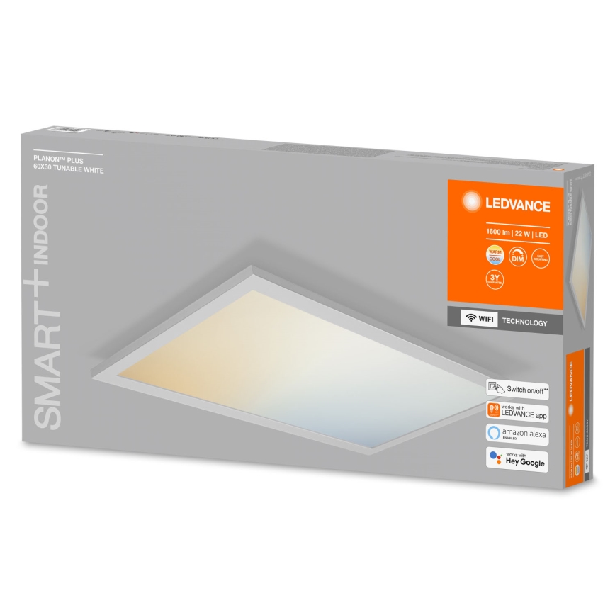 Ledvance - Plafonieră LED dimabilă SMART+ PLANON LED/22W/230V 30x60 cm Wi-Fi
