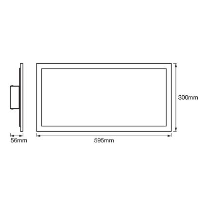 Ledvance - Plafonieră LED dimabilă SMART+ PLANON LED/22W/230V 30x60 cm Wi-Fi