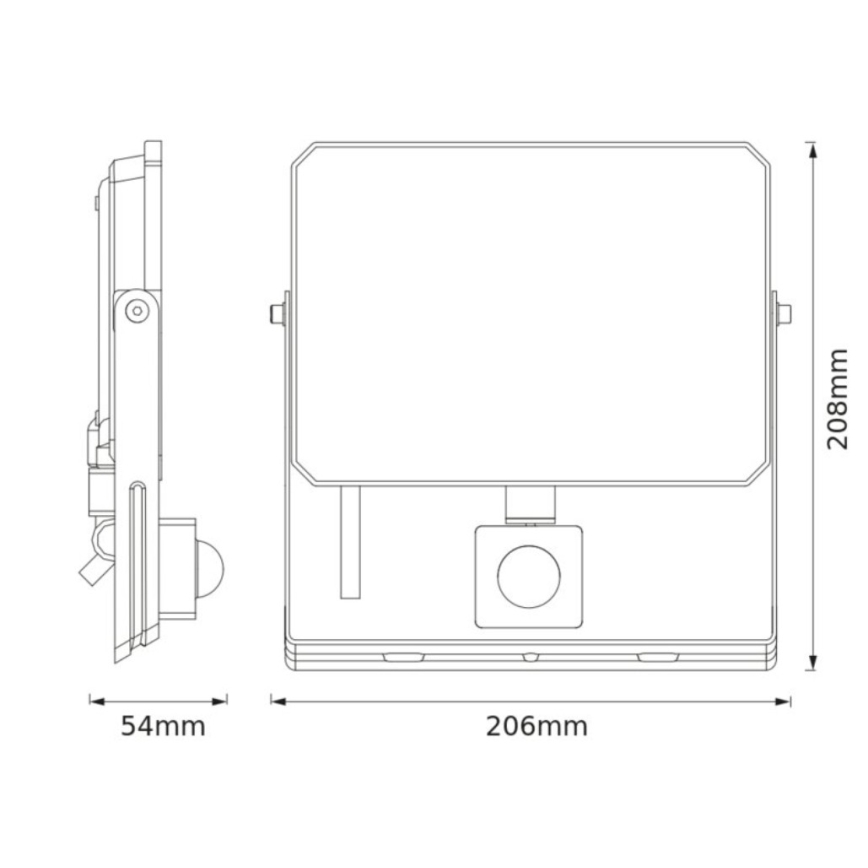 Ledvance - Proiector LED cu senzor de mișcare și senzor crepuscular, 50W, 230V, 3000K, IP65
