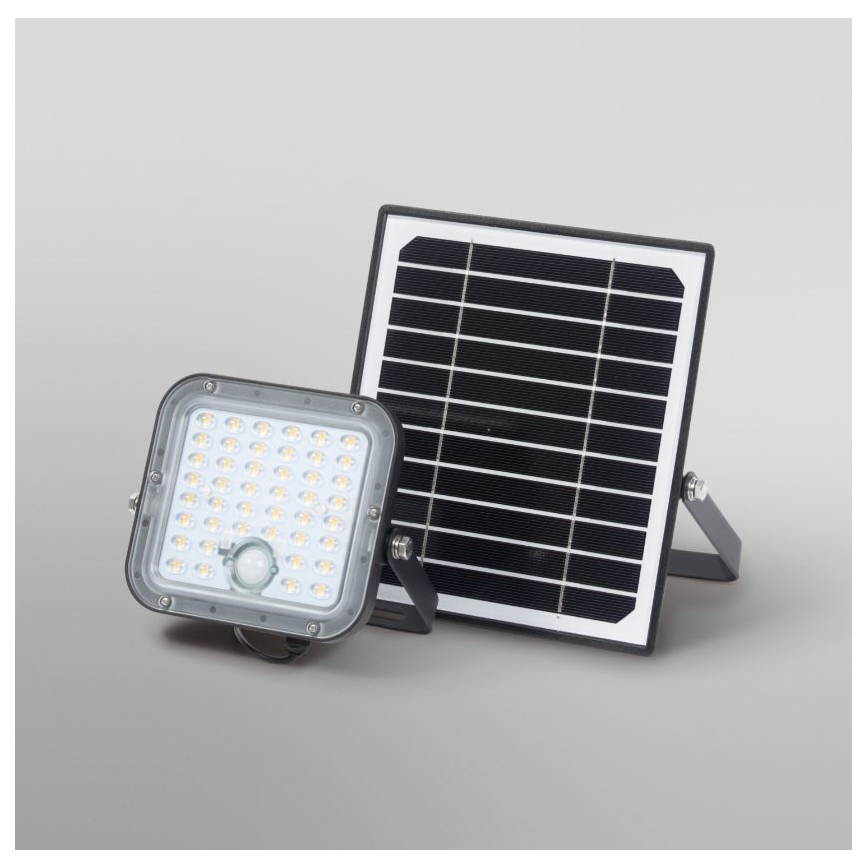 Ledvance - Proiector solar LED reglabil cu senzor de mișcare și crepuscul FLOOD SPLIT LED/10W/3,2V 5000 mAh IP65 + telecomandă