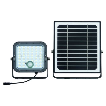 Ledvance - Proiector solar LED reglabil cu senzor de mișcare și crepuscul FLOOD SPLIT LED/10W/3,2V 5000 mAh IP65 + telecomandă