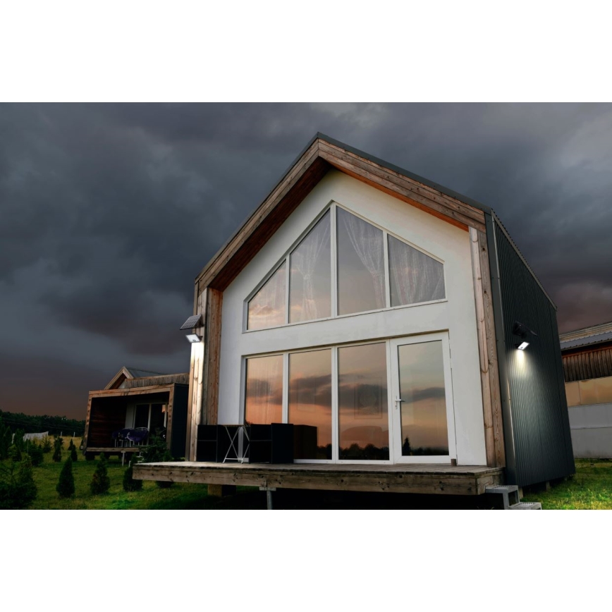 Ledvance - Proiector solar LED reglabil cu senzor FLOOD SPLIT LED/30W/6,4V 5000 mAh IP65 + telecomandă