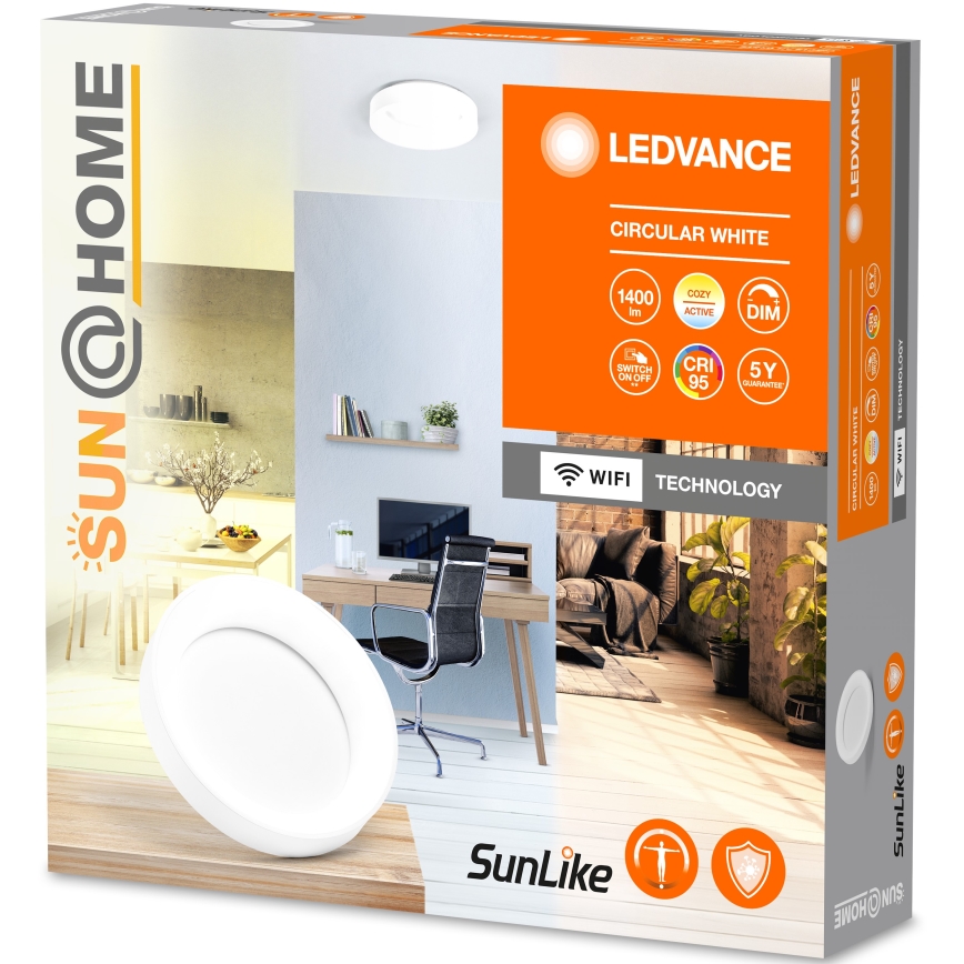 Ledvance - Plafonier LED reglabil SUN@HOME CIRCULAR LED/18,5W/230V Wi-Fi
