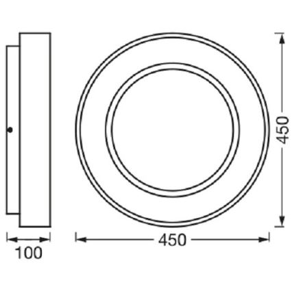 Ledvance - Plafonier LED reglabil SUN@HOME CIRCULAR LED/18,5W/230V Wi-Fi