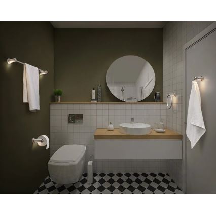 Ledvance - Suport de perete pentru baie cu iluminare LED IP44 3xAAA