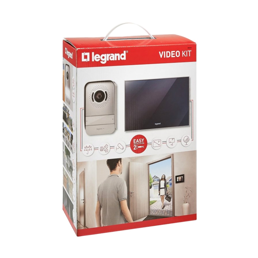 Legrand 369220 - Set sonerie video fără fir pentru 1 apartament - oglindă