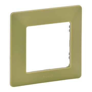 Legrand 754081 - Ramă VALENA LIFE pentru întrerupător 1P, verde