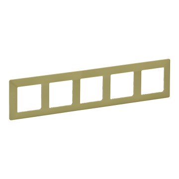 Legrand 754085 - Ramă pentru întrerupătoare Valena Life 5P, verde