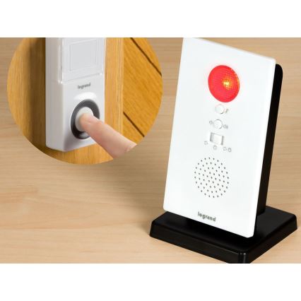 Legrand 94224 - Sonerie fara fir ELIOT cu semnalizare LED