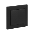 Legrand - Buton simplu nr. 1/0 cu ramă SUNO negru