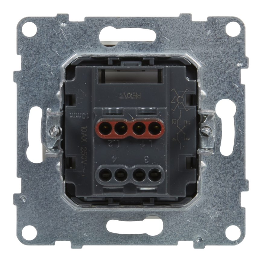 Legrand - Buton unipolar č. 1/0 fără ramă SUNO alb