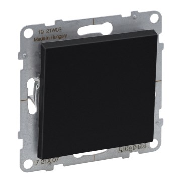 Legrand - Buton unipolar č. 1/0 fără ramă SUNO negru