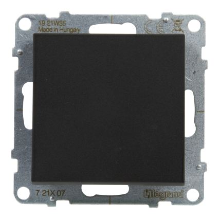 Legrand - Buton unipolar č. 1/0 fără ramă SUNO negru