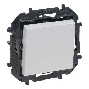 Legrand - Buton unipolar nr. 1/0 fără ramă NILOE STEP alb