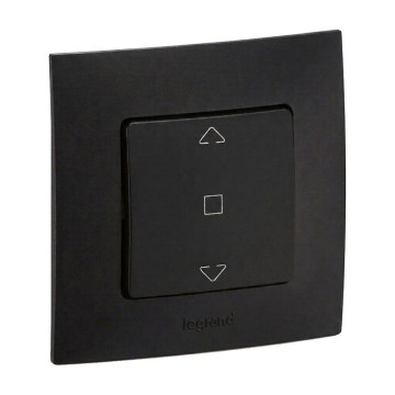 Legrand - Comandă pentru jaluzele cu ramă NILOE negru