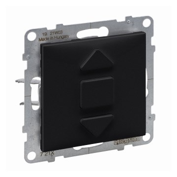 Legrand - Comandă pentru jaluzele SUNO, fără ramă, negru