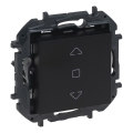 Legrand - Comutator pentru jaluzele NILOE STEP fără ramă, negru