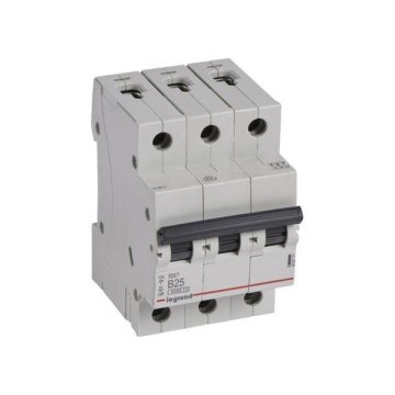 Legrand - Disjunctor 3 poli RX3 3P B 25A 6000A