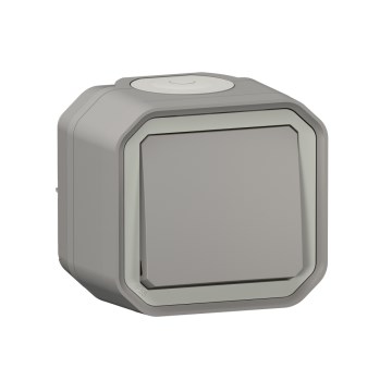 Legrand - întrerupător de scară nr. 6 PLEXO IP55 gri