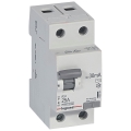 Legrand - Întrerupător diferențial 2 poli RX3 2P 25 A 30 mA AC
