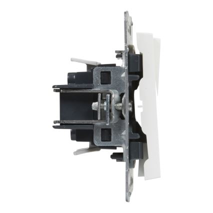 Legrand - Întrerupător dublu pentru scări č. 6+6 fără ramă SUNO alb