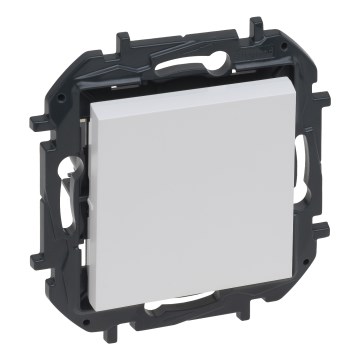 Legrand - Întrerupător pentru scară nr. 6 fără ramă NILOE STEP alb