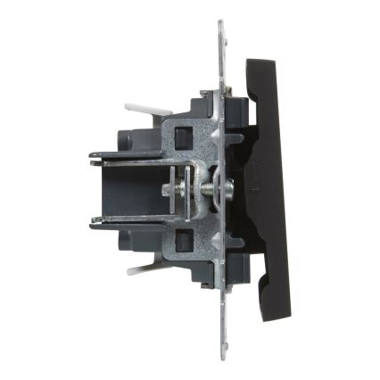 Legrand - Întrerupător pentru scară nr. 6 fără ramă SUNO negru