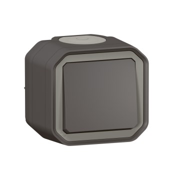 Legrand - Întrerupător pentru scări nr. 6 PLEXO IP55 antracit