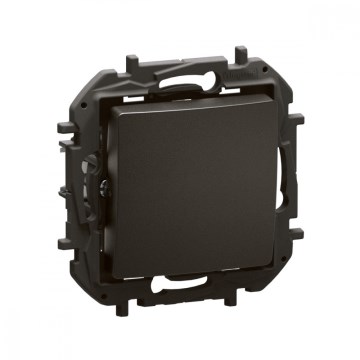 Legrand - Întrerupător simplu fără ramă nr. 1/0 NILOE negru