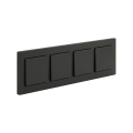 Legrand - Întrerupător unipolar cu patru module nr. 1 cu ramă NILOE STEP negru