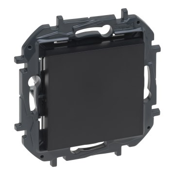 Legrand - Întrerupător unipolar nr. 1 fără ramă NILOE STEP negru
