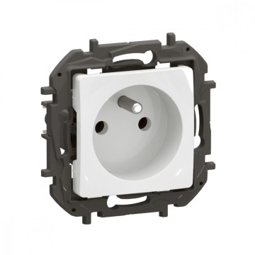 Legrand - Priză casnică fără ramă 250V/16A NILOE albă
