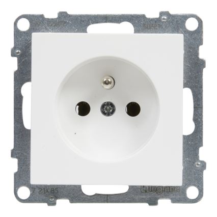 Legrand - Priză casnică fără ramă 250V/16A SUNO albă