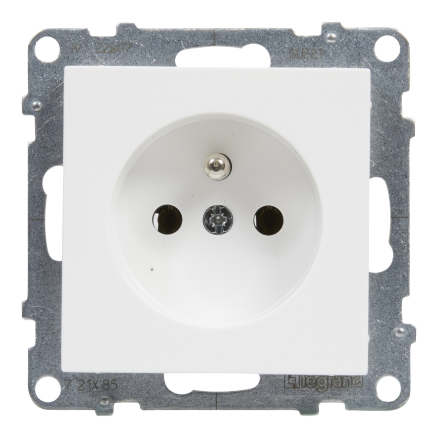 Legrand - Priză casnică fără ramă 250V/16A SUNO albă