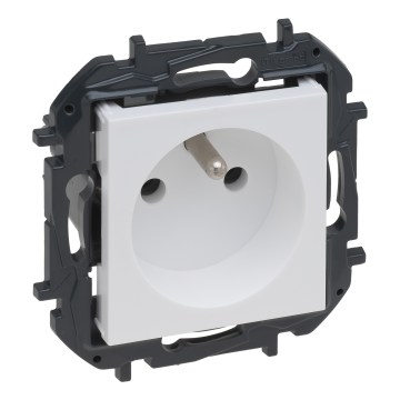 Legrand - Priză casnică fără ramă NILOE STEP 250V albă